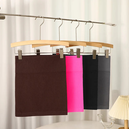 Mini Saia Preta de Cintura Alta – Corte Slim Elegante para Escritório