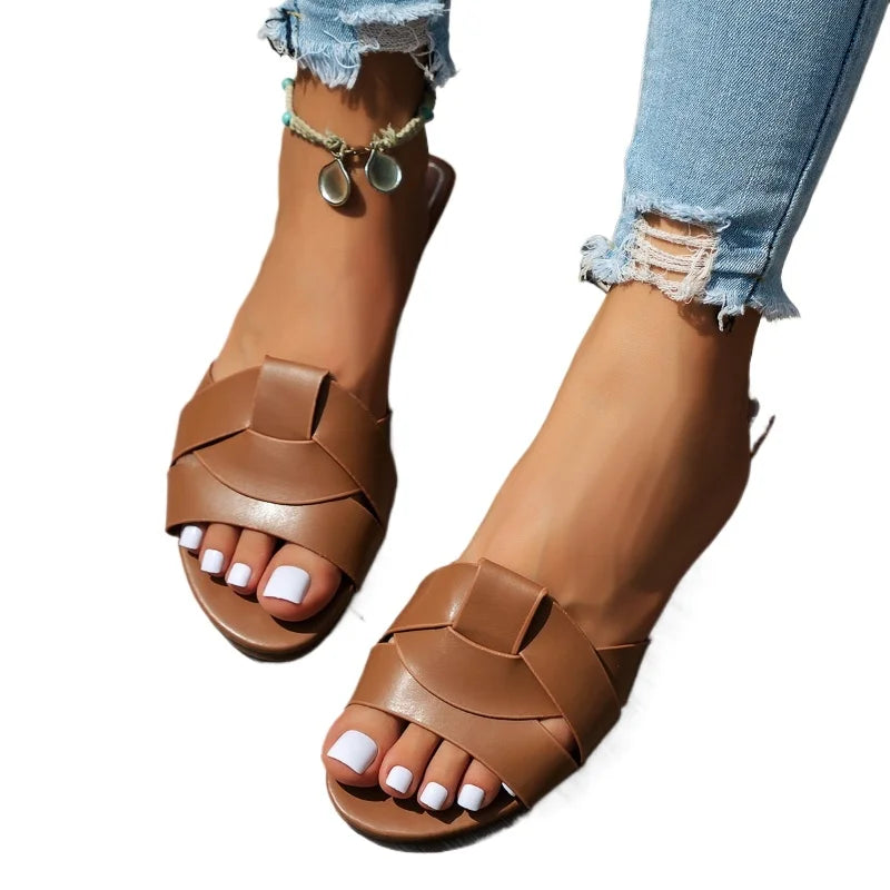 Sandálias de Luxo Femininas Elegância e Conforto para o Verão