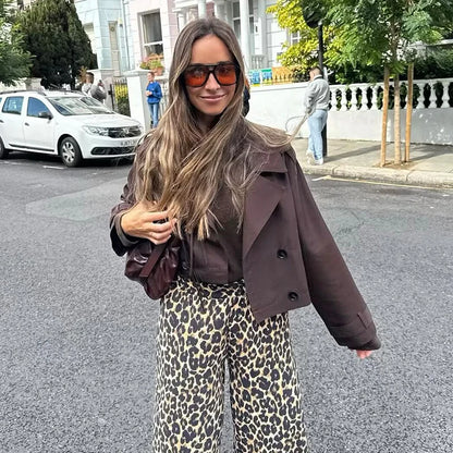 Jaqueta de Primavera Feminina – Casaco Folgado Street Style