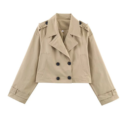 Jaqueta de Primavera Feminina – Casaco Folgado Street Style